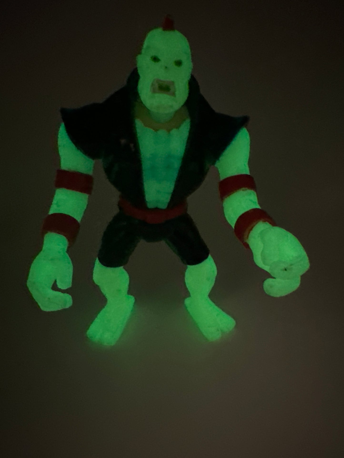 Captain Planet DUKE NUKEM Glow in the Dark Action Figure 1991 Tiger